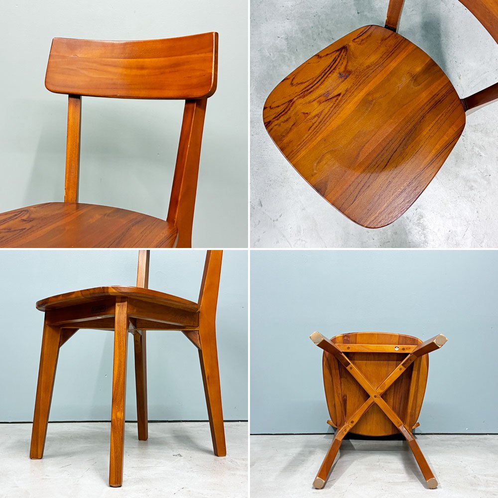 スキャンティーク SCANTEAK コントール KONTUR ダイニングチェア チーク材 北欧スタイル A ◎