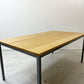 ノートファニチャー NAUT furniture アトリエテーブル Atelier table ダイニングテーブル タモ無垢材 スチールレッグ ナチュラル ●