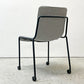 コクヨ KOKUYO オフセットフレームチェア offset frame chair オフィスチェア スタッキングチェア 4本脚 ファブリックシート スカイグレー キャスター A ●