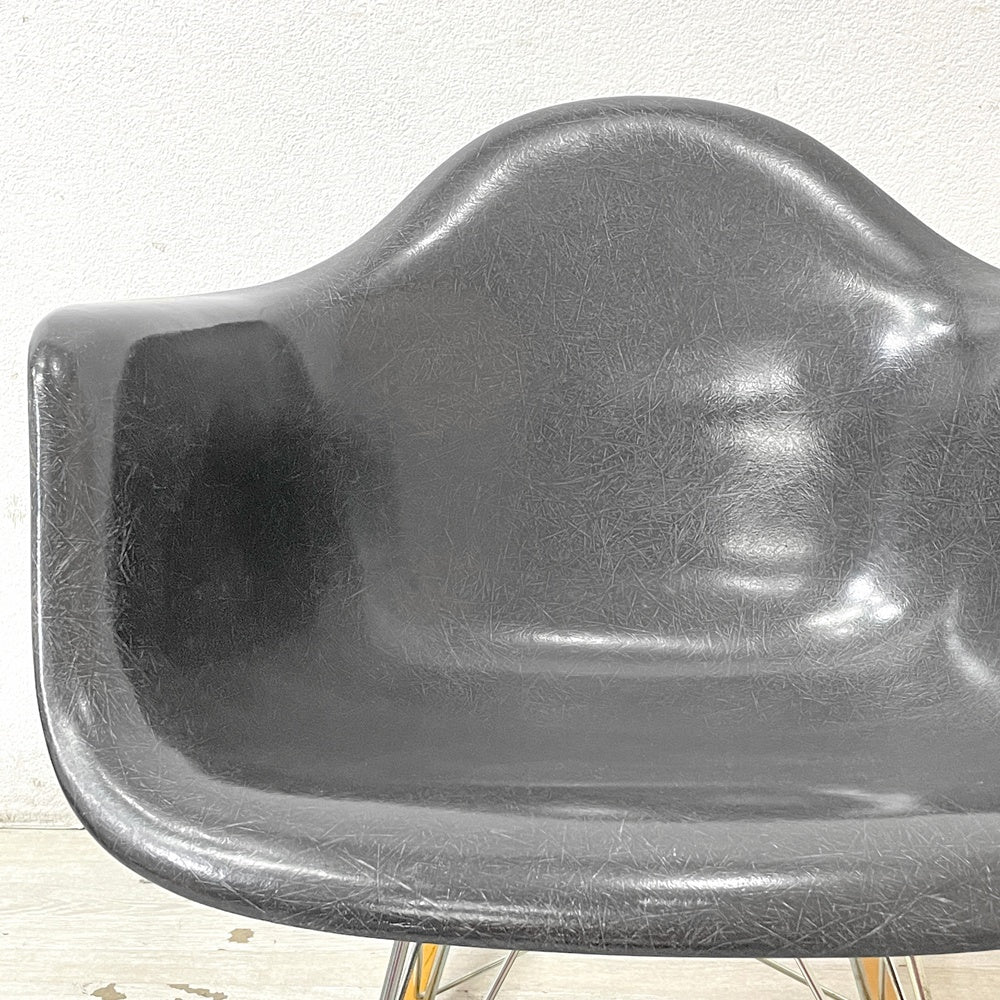 ハーマンミラー Herman Miller アームシェルチェア セカンド 2nd エレファントハイドグレー ロッカーベース イームズ ミッドセンチュリー ●