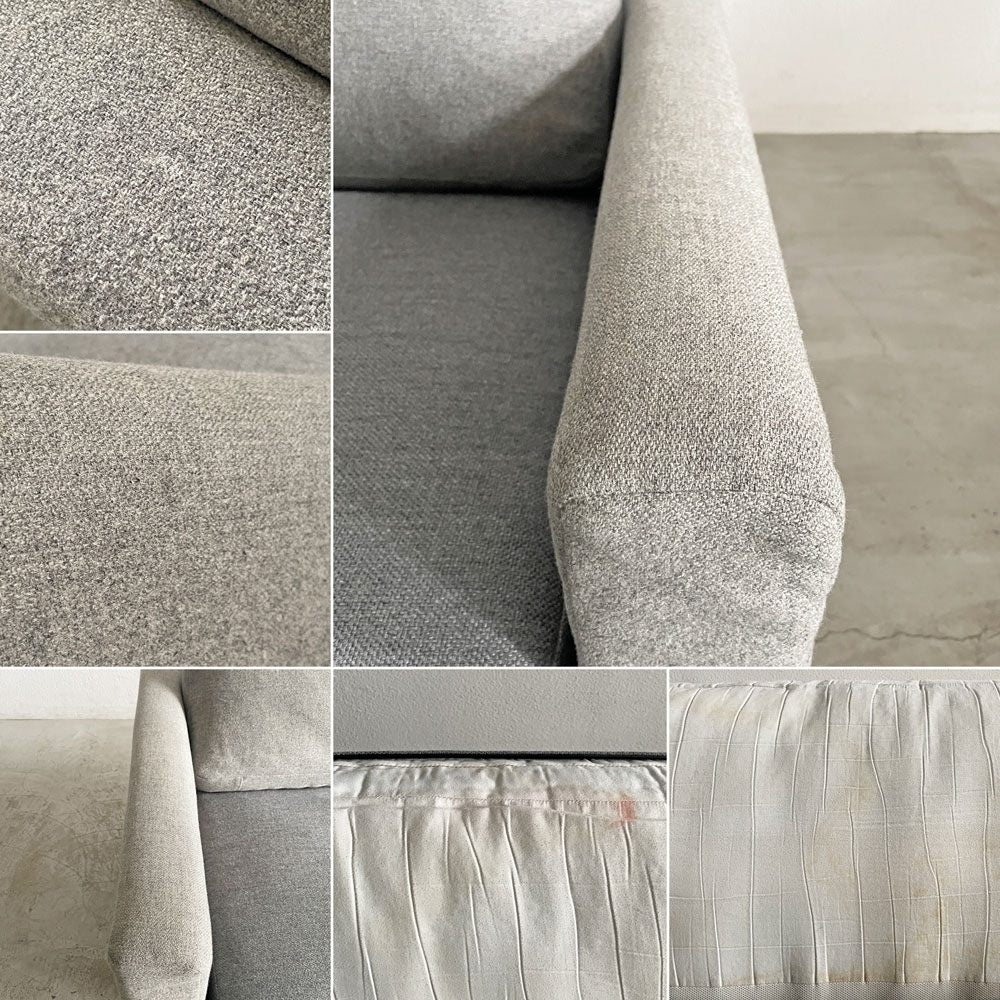 マルニ木工 maruni マルニコレクション ヒロシマ HIROSHIMA ワイド2シーターソファ W220cm ファブリック グレー系 深澤直人 定価￥603,900- 〓