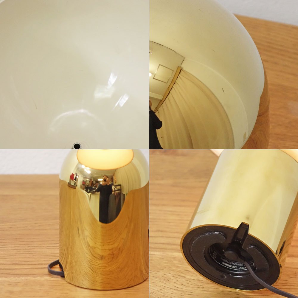 トムディクソン Tom Dixon ベル ポータブル LED BELL PORTABLE LED テーブルランプ ゴールド ●