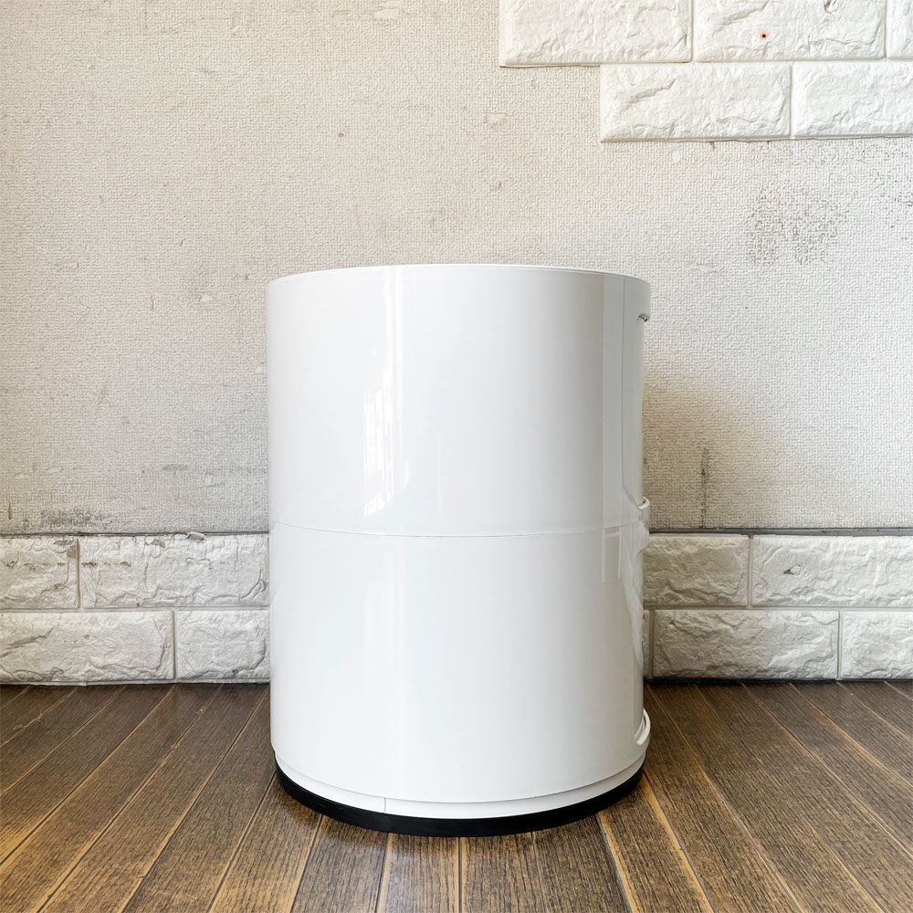 カルテル Kartell コンポニビリ COMPONIBILI 2段 ホワイト ストレージボックス H40cm アンナ・カステッリ・フェリエーリ イタリア 定価￥22,000- ◎