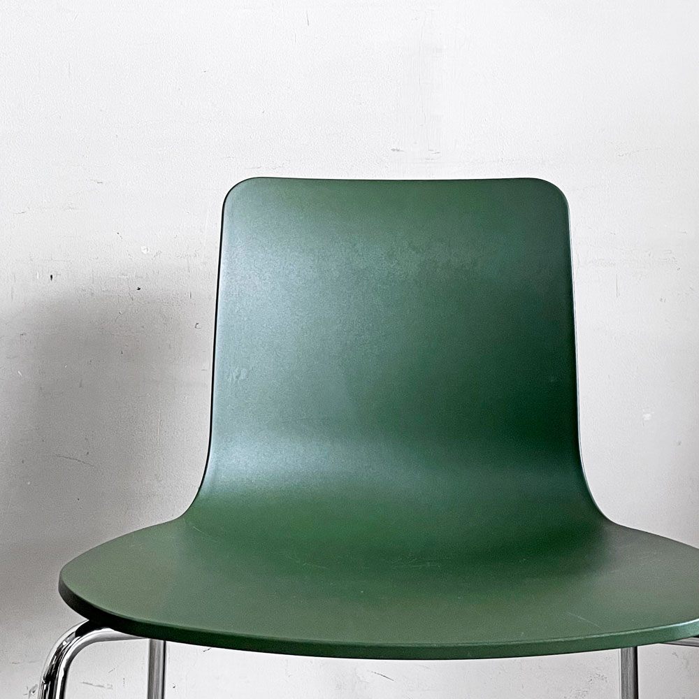 ヴィトラ vitra ハルチューブ HAL Tube サイドチェア ダイニングチェア スタッキング グリーン ジャスパー・モリソン B ■