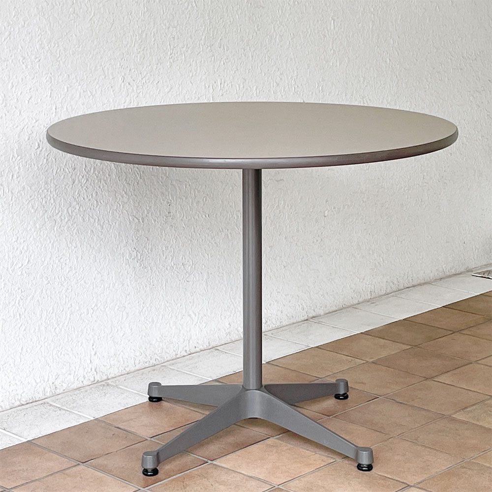 ハーマンミラー Herman Miller コントラクトテーブル ラウンド φ90cm ビンテージ チャールズ&レイ イームズ ミッドセンチュリー ◇