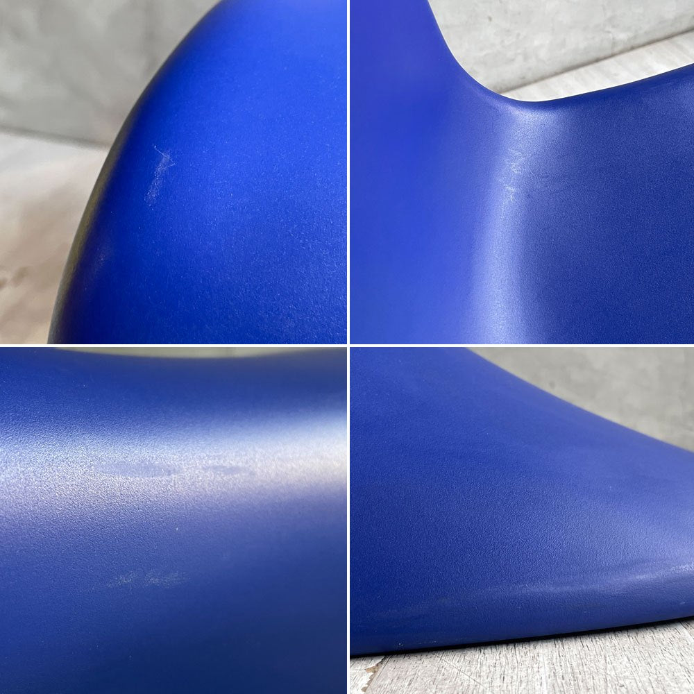 ヴィトラ vitra パントンチェア Panton Chair ブルー 屋内外使用可 ヴェルナー・パントン 旧モデル 廃番カラー ミッドセンチュリー スペースエイジ B ♪