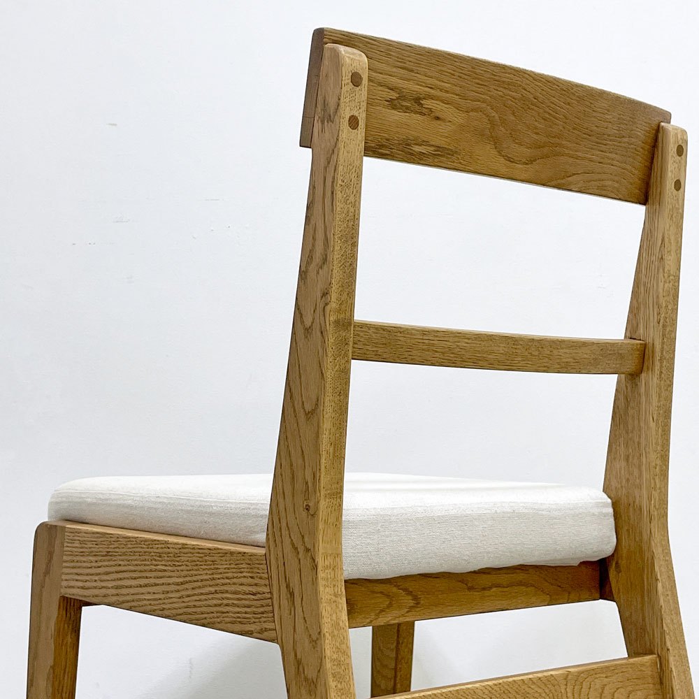 ウニコ unico アディ ADDAY ダイニングチェア オーク材 オイル仕上げ ベージュ ファブリック カバーリング A ●