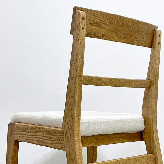 ウニコ unico アディ ADDAY ダイニングチェア オーク材 オイル仕上げ ベージュ ファブリック カバーリング A ●