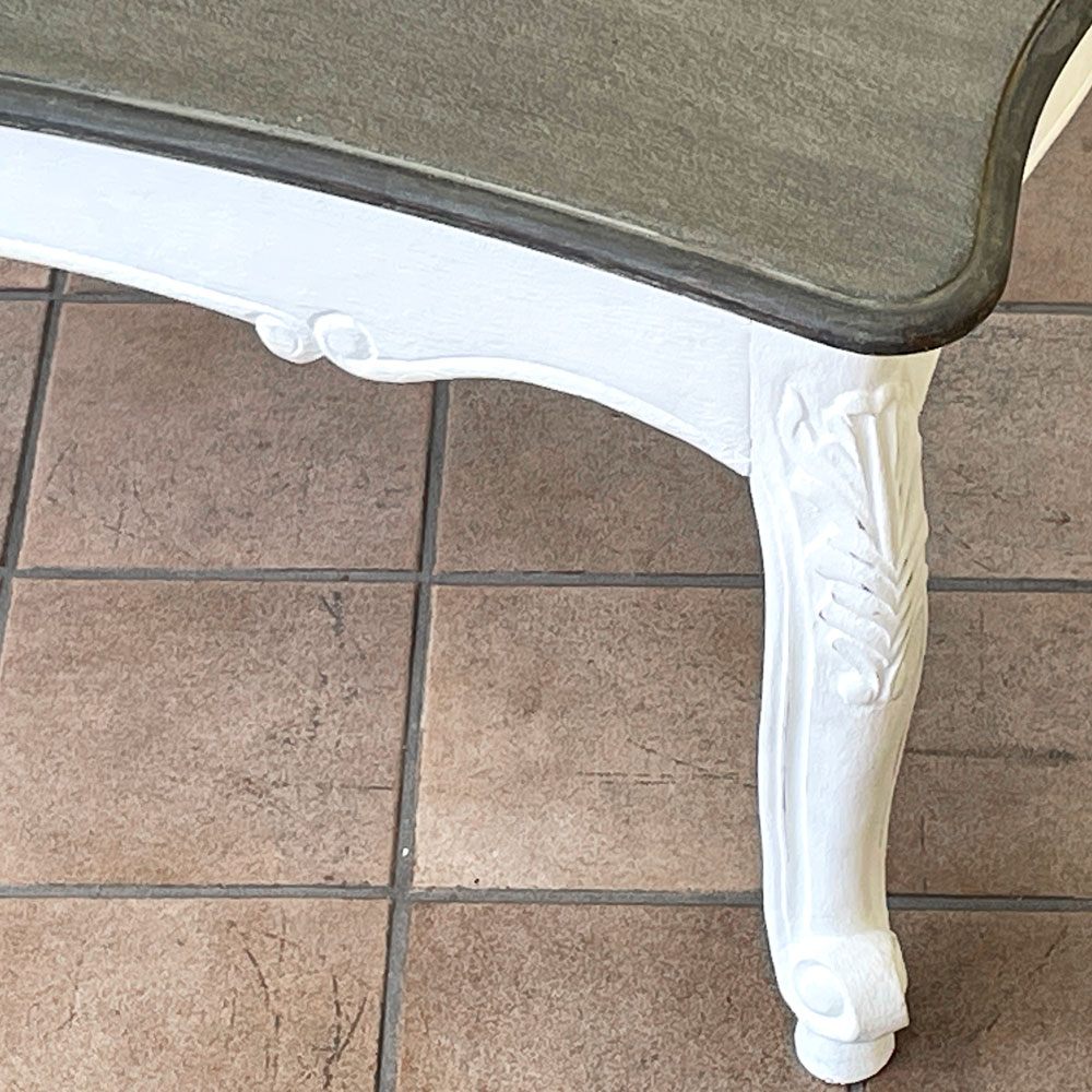 ブランディボワール BLANC D'IVOIRE ジョアンナ JOANNA ローテーブル Wcm アンティーク調 フレンチスタイル シャビーシック 定価124,200円 ◇