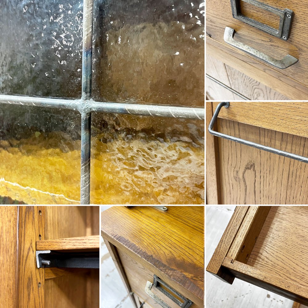 トラックファニチャー TRUCK FURNITURE ガット カップボード GATTO CUPBOARD オーク無垢材 キッチンボード 食器棚 W120 定価：￥649,000- ●