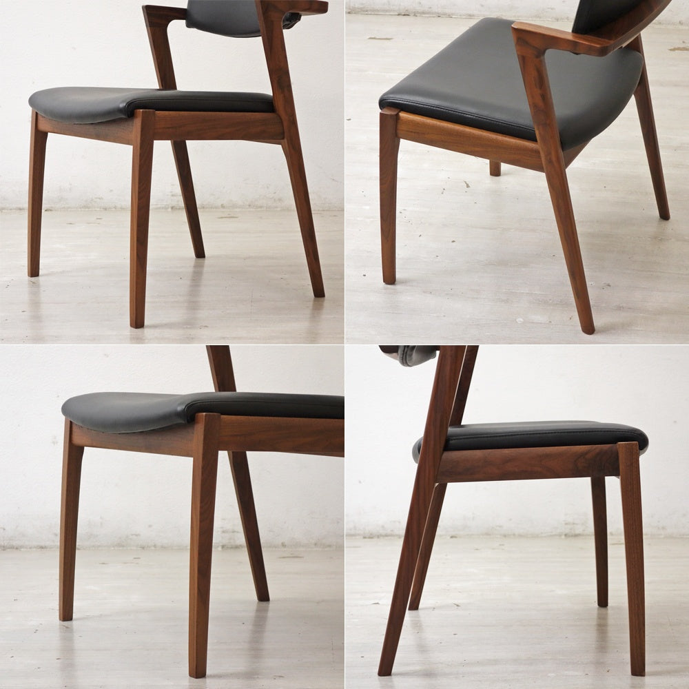 冨士ファニチア FUJI FURNITURE コティ Koti アームレスチェア ウォールナット材 ハーフアーム D03780N A ●