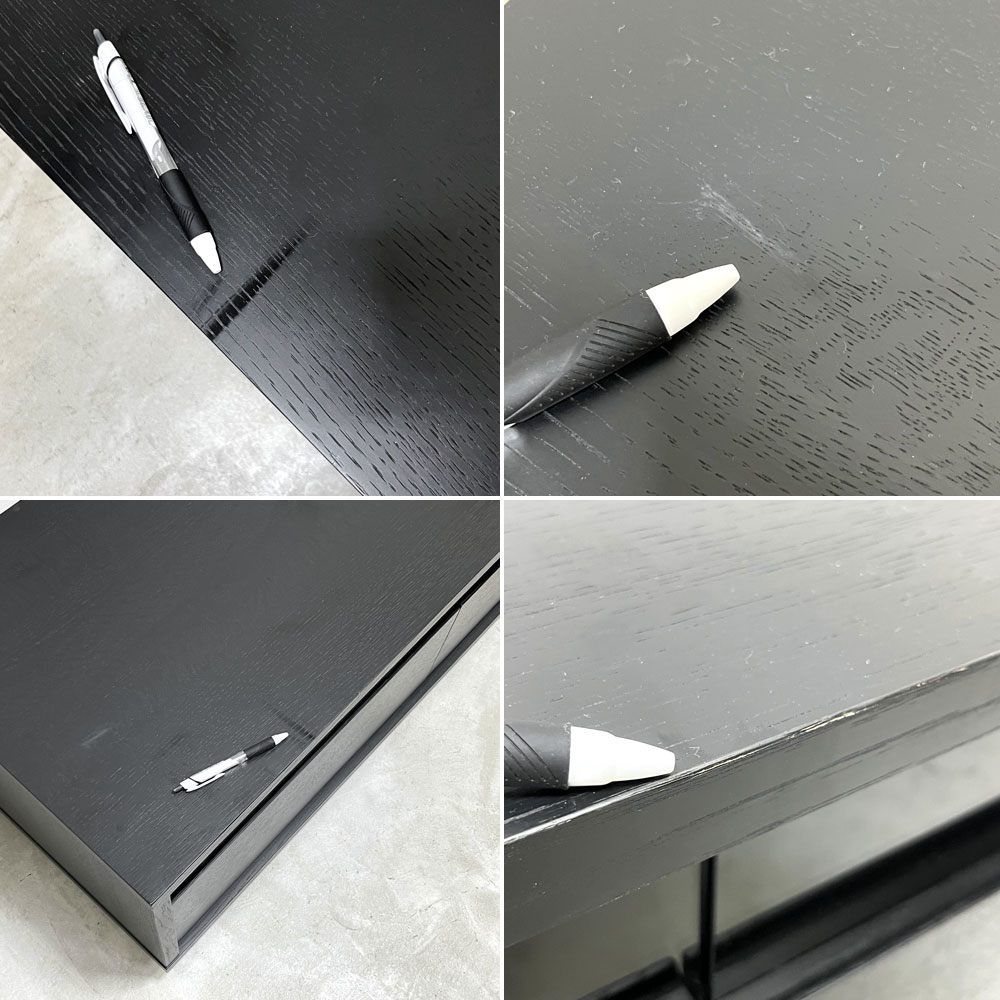マスターウォール MASTERWAL バス BASS AV BOARD オーク無垢材使用 ブラック塗装 W180cm D48cm アカセ木工 ●