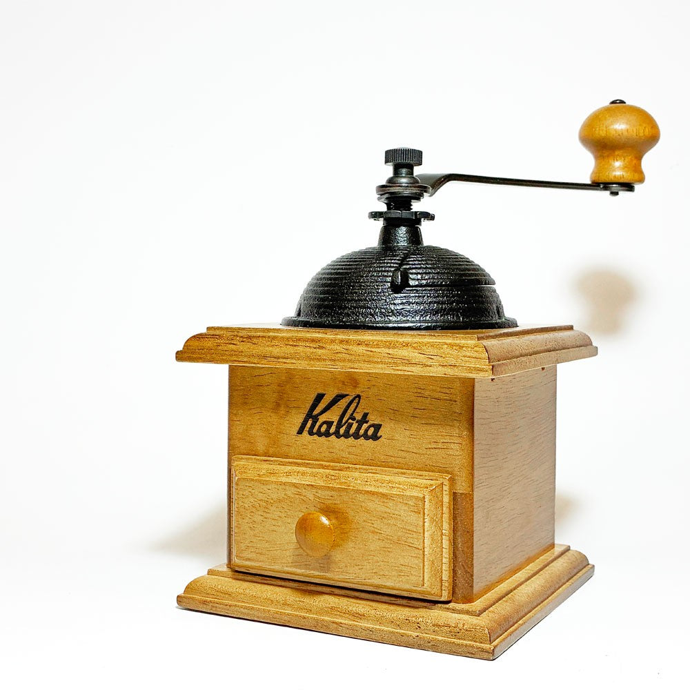 カリタ Kalita コーヒーミル ドームミル #42033 天然木 グラインダー 手動ミル 手挽きミル 未使用品 ★