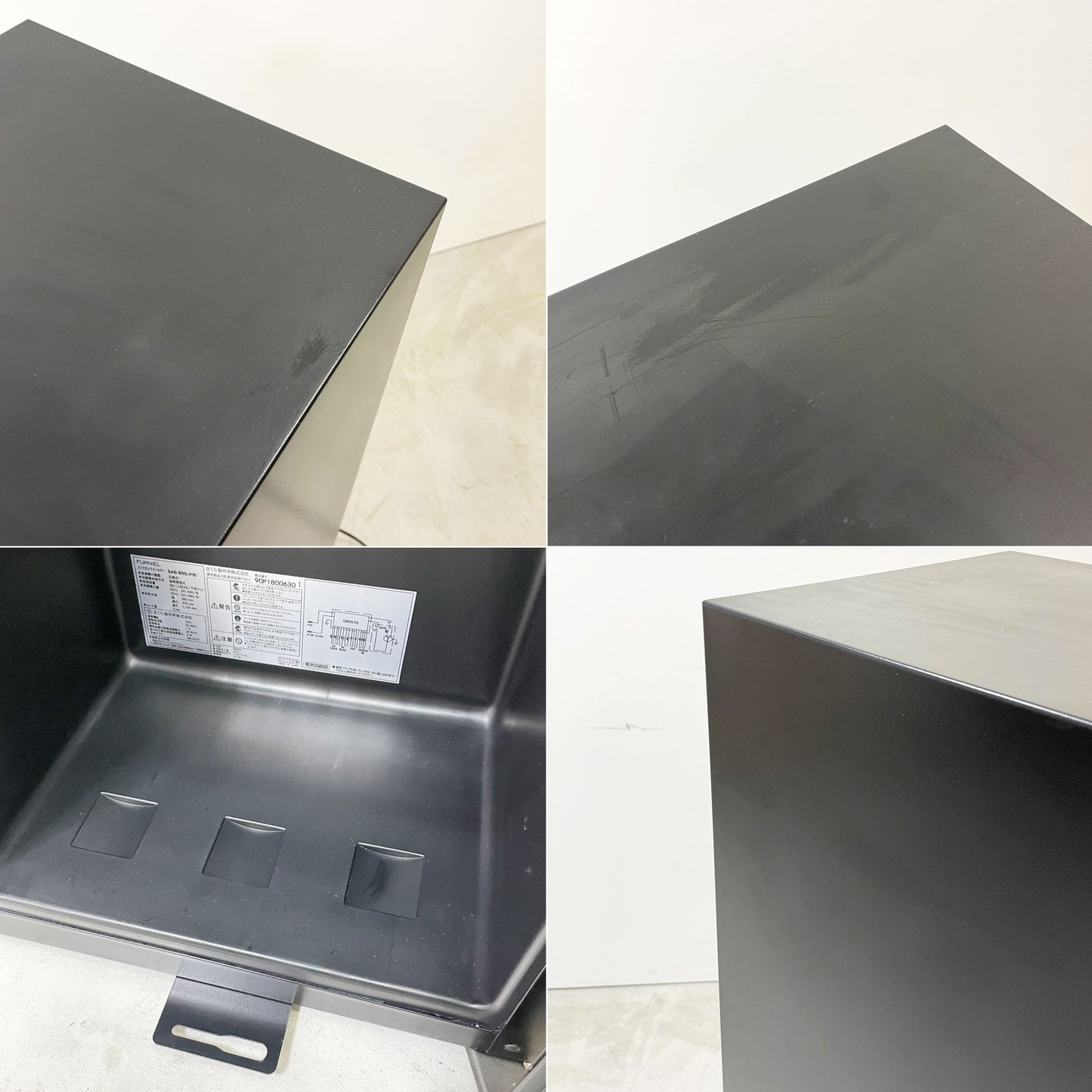 さくら製作所 SAKURA WORKS ワインセラー FURNIEL SAB-90G-PB 24本 8段 ツイン冷却 2018年製 ●