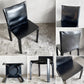 カッシーナ Cassina キャブチェア 412 CAB CHAIR アームレス 本革 ブラック マリオ・ベリーニ MoMA イタリアンモダン 定価￥385,000- ■