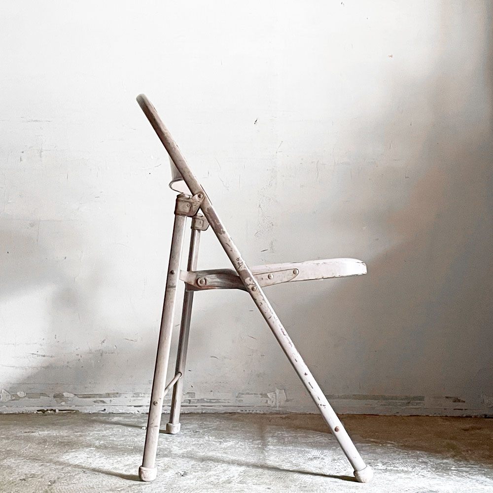 アメリカンシーティングカンパニー AMERICAN SEATING COMPANY スチール製 フォールディングチェア インダストリアル USビンテージ A ■