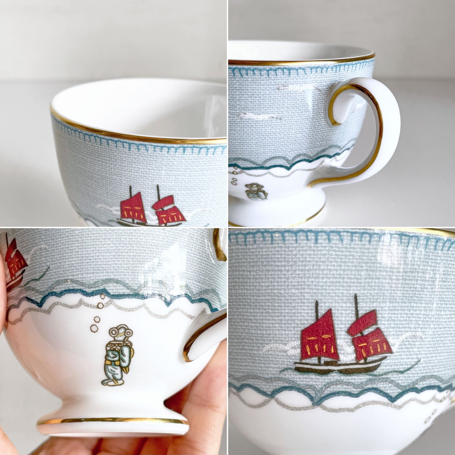 ウェッジウッド WEDGWOOD セイラーズ フェアウェル Sailor's Farewell カップ＆ソーサー C&S キット・ケンプ Kit Kemp 英国 イギリス ■