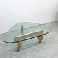 イサムノグチ Isamu Noguchi コーヒーテーブル Coffee Table ガラス天板 厚19mm リプロダクト品 デザイナーズ家具 名作 ●