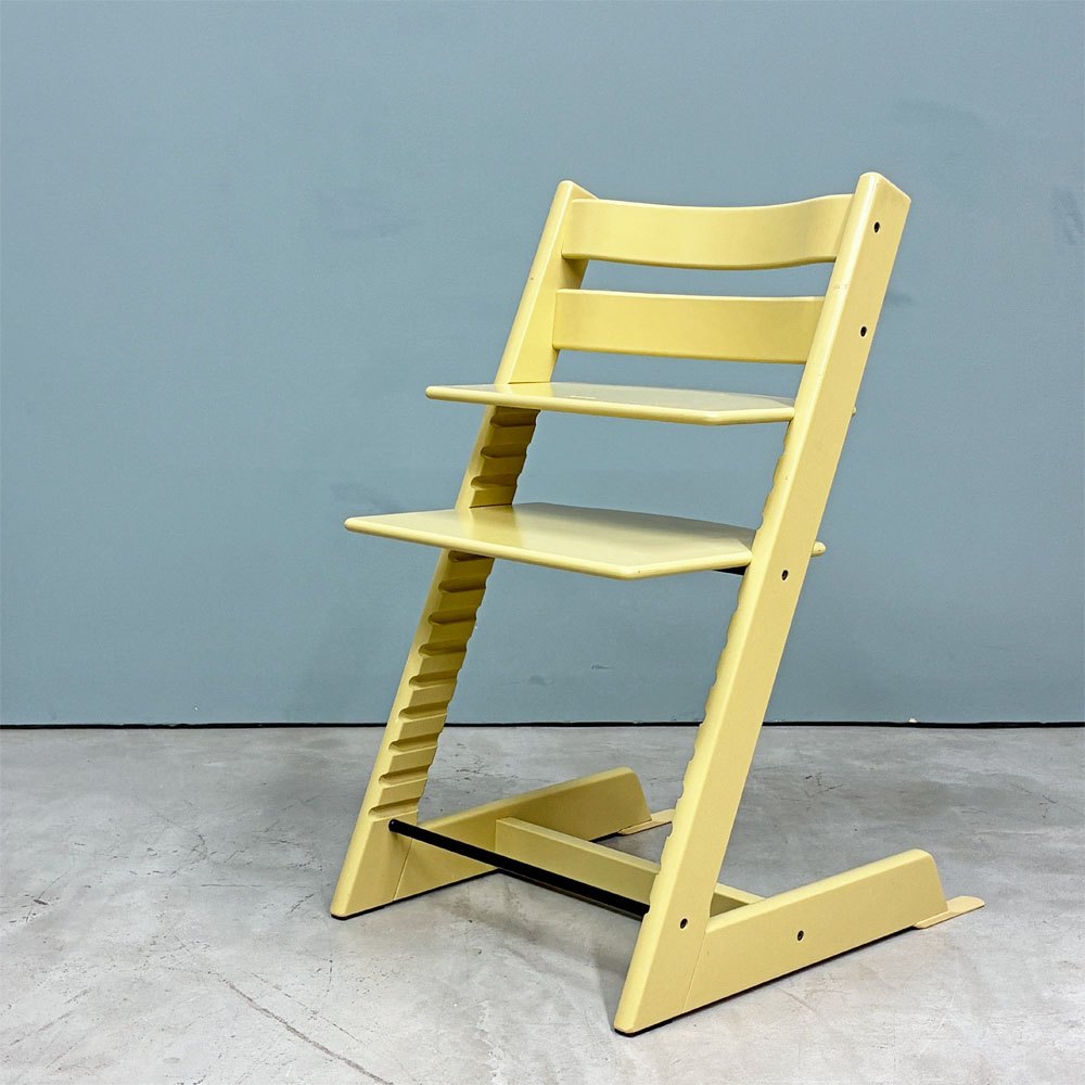 ストッケ STOKKE トリップトラップ TRIPP TRAPP ベビーチェア キッズチェア 延長グライダー付き S/N6～ ノルウェー 北欧家具 ◎