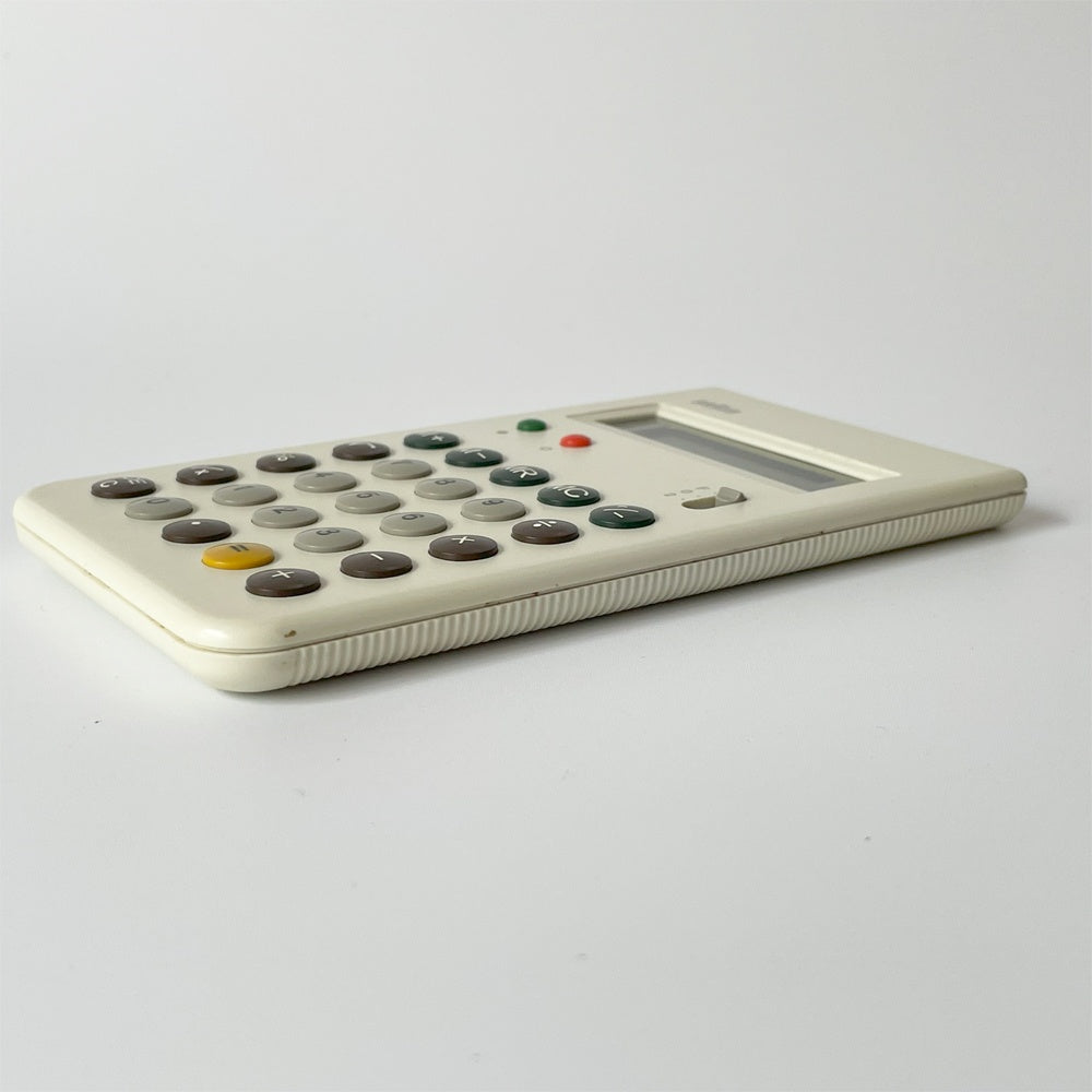 ブラウン Braun 電卓 カリキュレーター ET55 Type:4835 ホワイト ビンテージ ディーター・ラムス Dieter Rams 限定生産5000台 ★