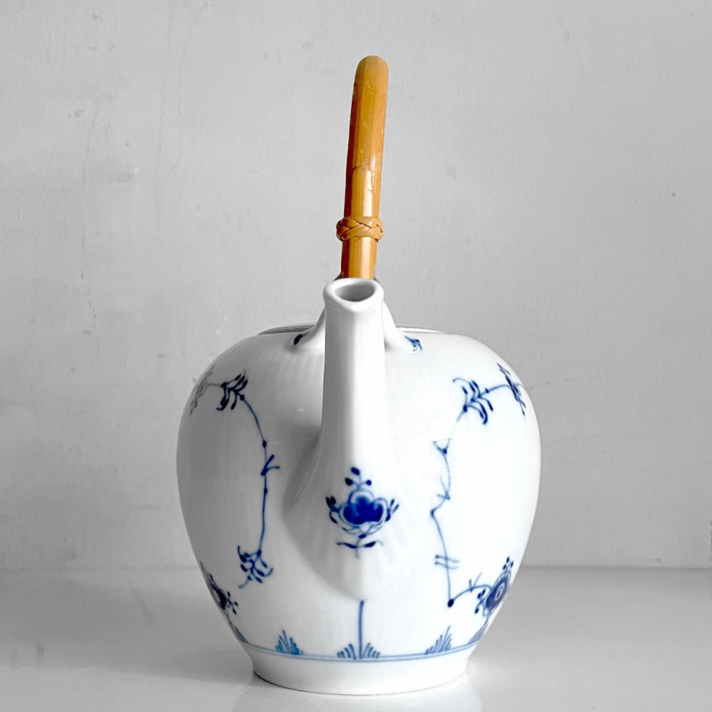 ロイヤルコペンハーゲン ROYAL COPENHAGEN ブルーフルーテッド Blue Fluted ジャパニーズ Japanese ティーポット 急須 デンマーク製 北欧 廃番■