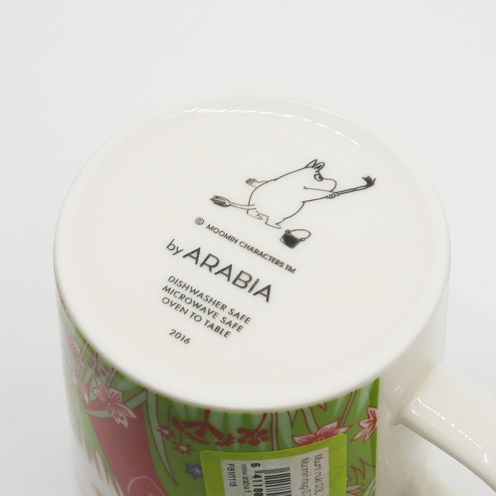 アラビア ARABIA ムーミンマグ MOOMIN ミッドサマー 2016年 夏限定 フィンランド 北欧食器 箱付き ●