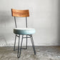 ディーボディ d-Bodhi カンパーニャ チェア デニム CAMPAGNA CHAIR ダイニングチェア チーク古材×アイアンレッグ インダストリアルデザイン A ■