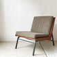 トラックファニチャー TRUCK FURNITURE ブーメランチェア BOOMERANG ナラ無垢材×スチール 1人掛けソファ 参考定価約14万円 ★