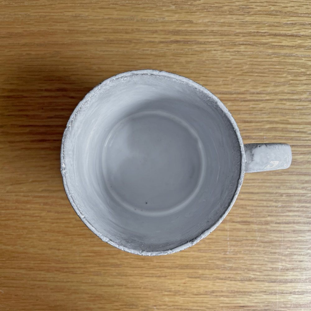 アスティエ・ド・ヴィラット Astier de Villatte コルベール Colbert コーヒーカップ H7.5cm フランス 陶器 定価￥22,770- B ♪