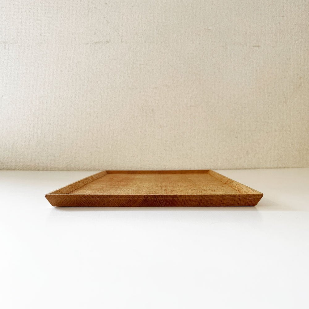 富井貴志 Takashi Tomii シキモノ shikimono 木製トレイ Mサイズ 20×30cm ナラ材 プレート 盆 木工 現代作家 定価￥11,550- A ◎