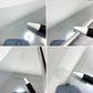 イデー IDEE トーキョー ローテーブル TOKYO Low Table ガラストップ モダン スチール プライウッド ホワイト クラウディオ・コルッチ ビンテージ ●