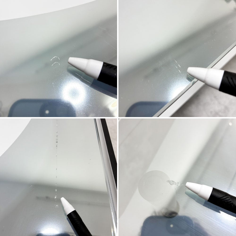 イデー IDEE トーキョー ローテーブル TOKYO Low Table ガラストップ モダン スチール プライウッド ホワイト クラウディオ・コルッチ ビンテージ ●