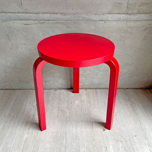 アルテック artek スツール60 Stool60 ラッカーレッド アルヴァ・アアルト フィンランド 北欧家具 廃番カラー ♪