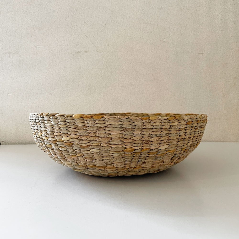 SPACE A&CO 水草 ネスティングバスケット 中 Φ30×11cm イギリス製 旧shop281 有元葉子 定価￥34,100- A ◎