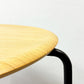 エンゲルブレヒト Engelbrechts ケヴィ KEVI 2010 ダイニングテーブル オーク材 プライウッド カフェテーブル 70cm 3本脚 ヨルゲン・ラスムッセン デンマーク 未使用品 美品 B ●
