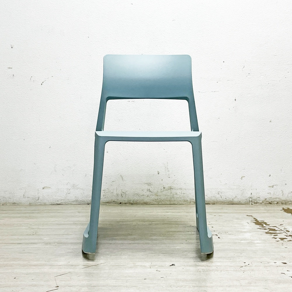 ヴィトラ Vitra ティプトン Tip Ton ダイニングチェア デスクチェア アイスグレー スタッキング チルト機能 定価￥42,900- A ●