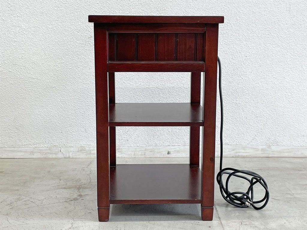 ポッタリーバーン Pottery Barn ビーズボード ナイトスタンド Beadboard Nightstand サイドキャビネット ナイトテーブル ベッドサイドスタンド〓