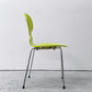 フリッツハンセン Fritz Hansen アントチェア ANT CHAIR 4本脚  ヴァーナルグリーン ライムカラー ラッカー仕上げ アルネ・ヤコブセン デンマーク 北欧家具  ●