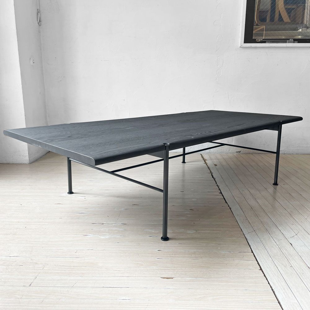 コンプレックス COMPLEX ノマド ローテーブル レグタングル NOMAD LOW TABLE RECTANGLE センターテーブル オーク無垢材 スミブラック 定価 ¥286,000- ★