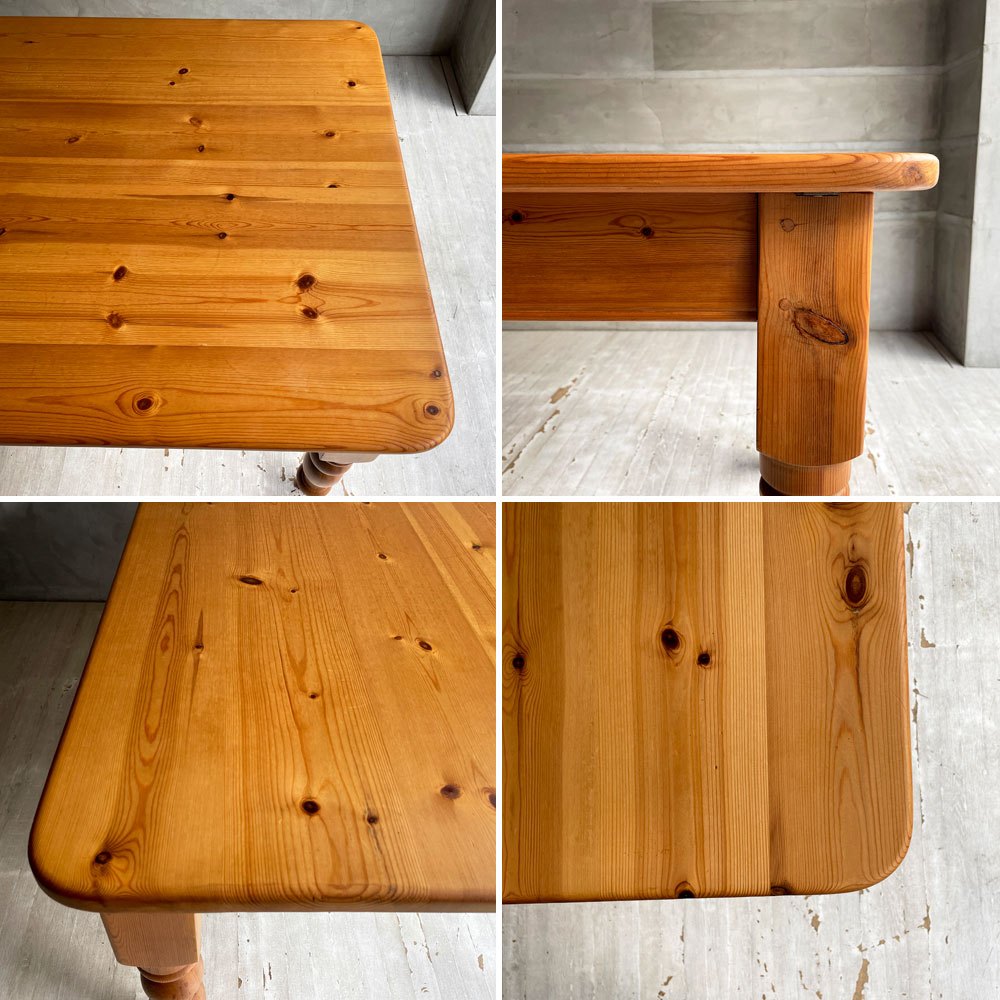 ペニーワイズ THE PENNY WISE ポールウィルソン ダイニングテーブル ヴィクトリアンレッグ パイン無垢材 ナチュラル 英国カントリースタイル ♪