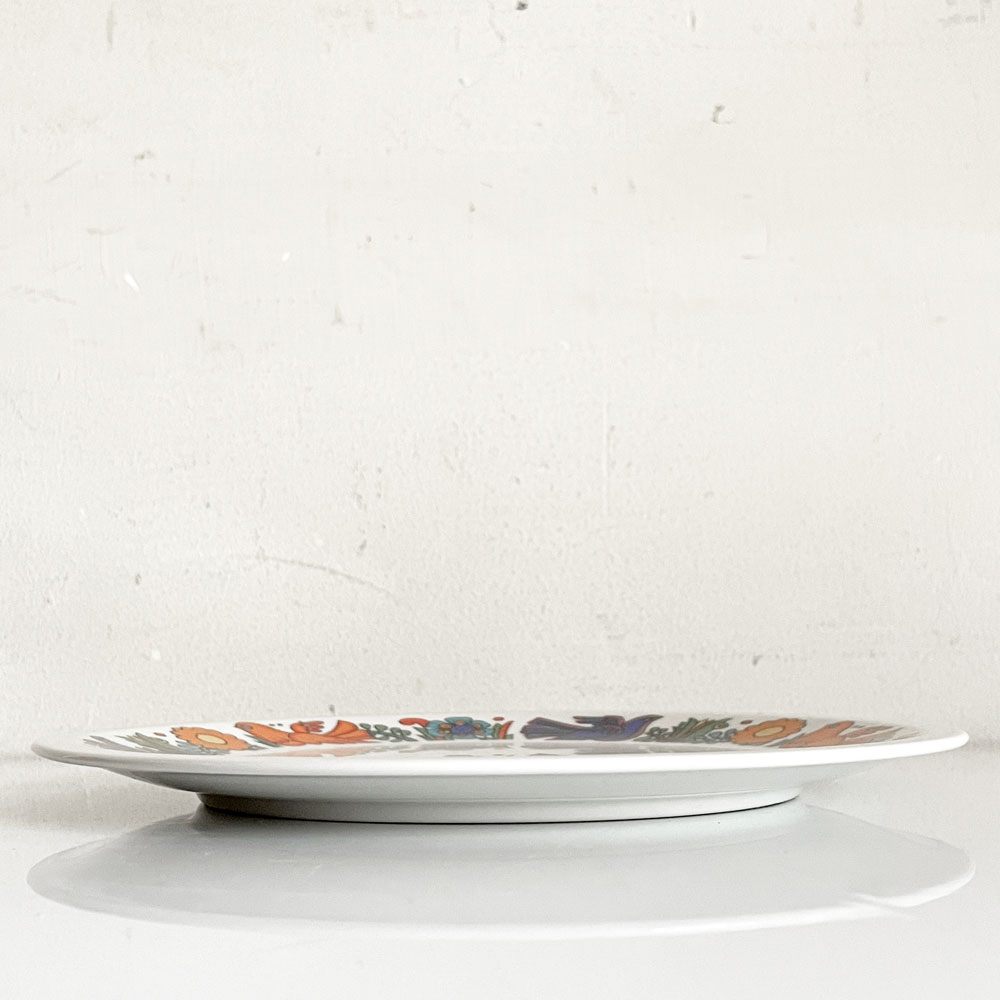 ビレロイ＆ボッホ Villeroy＆Boch アカプルコ Acapulco ラウンド プレート 20cm ルクセンブルク製 ビンテージ B ■