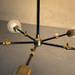アクメファニチャー ACME Furniture ソリッドブラスランプ 5アーム ブラックアーム SOLID BRASS LAMP 5ARM BLACK 真鍮 シーリングライト ミッドセンチュリー 廃番カラー 参考定価￥143,000- ■