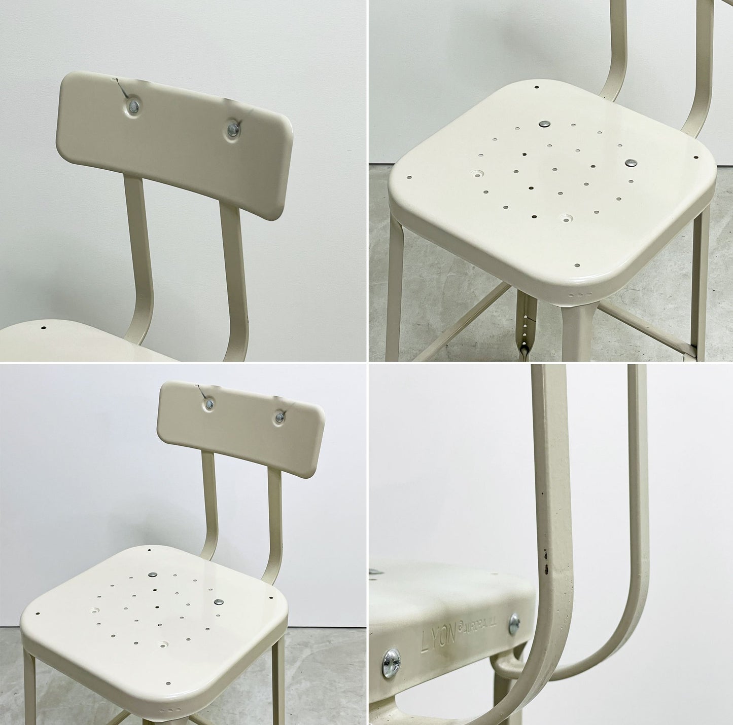 リオン LYON ファクトリー チェア FACTORY CHAIR カウンターチェア バックレスト パシフィックファニチャーサービス P.F.S取り扱い ●