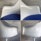 ノル Knoll ビンテージ チューリップチェア アームダイニングチェア 回転式 FRP 座面クッション交換済み エーロ・サーリネン Eero Saarinen スペースエイジ ミッドセンチュリー ♪