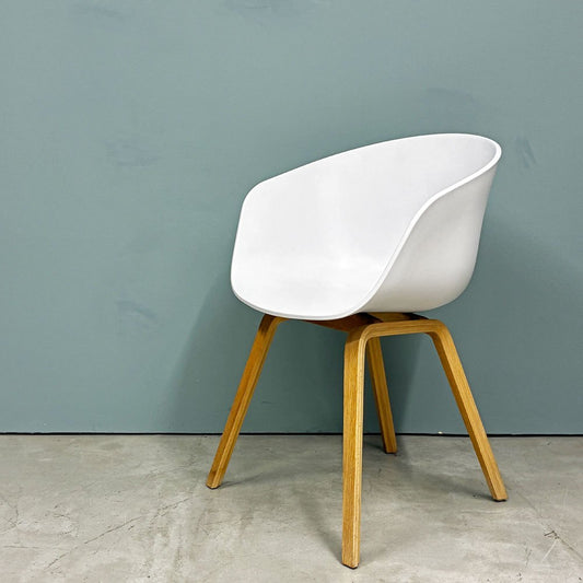 ヘイ HAY アバウト ア チェア ABOUT A CHAIR AAC22 アームチェア ダイニングチェア ホワイト ヒー・ウェリング 北欧モダン デンマーク ◎