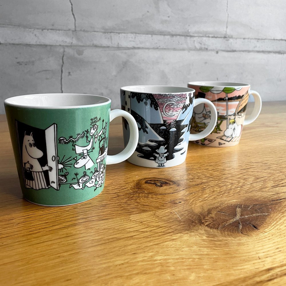 アラビア ARABIA ムーミンマグ MOOMIN トゥギャザー 2021年 夏限定 トーベ・ヤンソン Tove Janson フィンランド 北欧食器  美品♪
