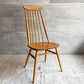 アーコール Ercol ゴールドスミス ダイニングチェア ハイバック スティックバック エルム材 ビーチ材 ナチュラルカラー UKビンテージ 英国家具 ♪