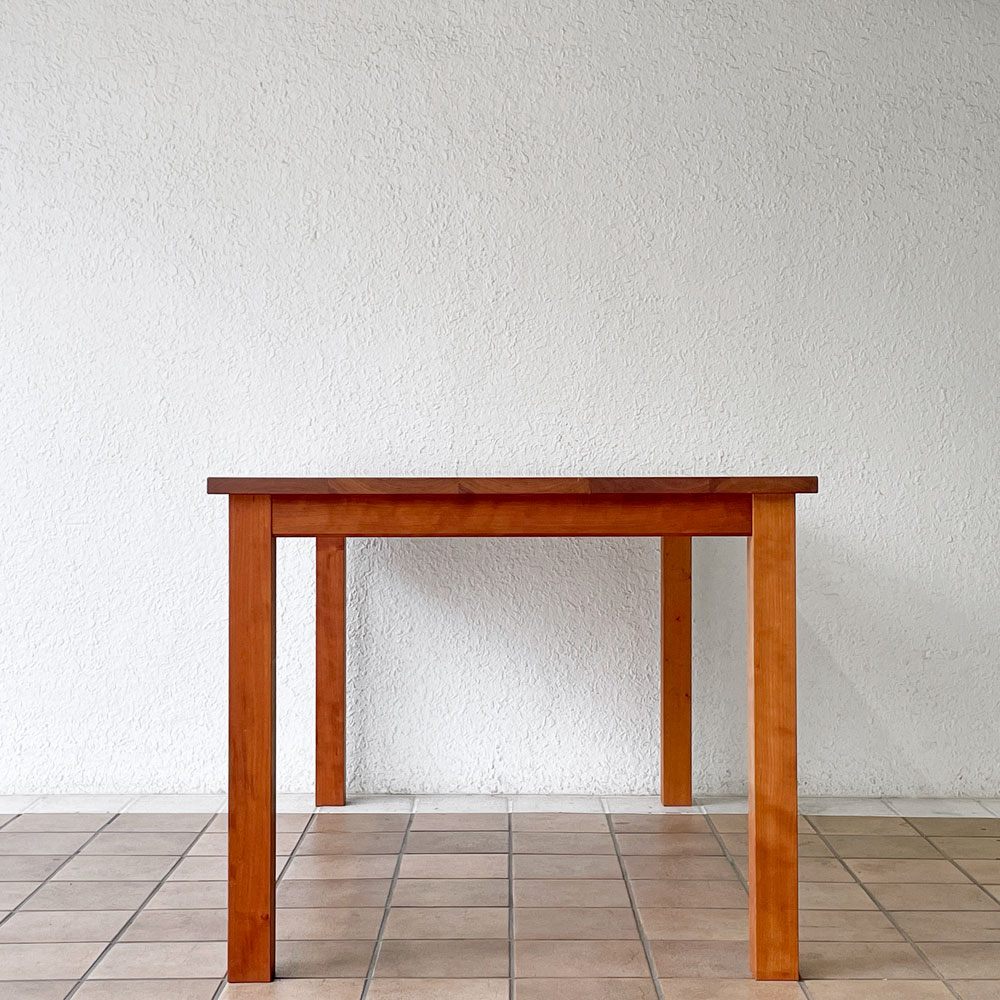ウッドユウライクカンパニー WOOD YOU LIKE COMPANY ベイシック BASIC 30t Ⅰ型 ダイニングテーブル チェリー無垢材 W140cm カスタマイズサイズ ◇