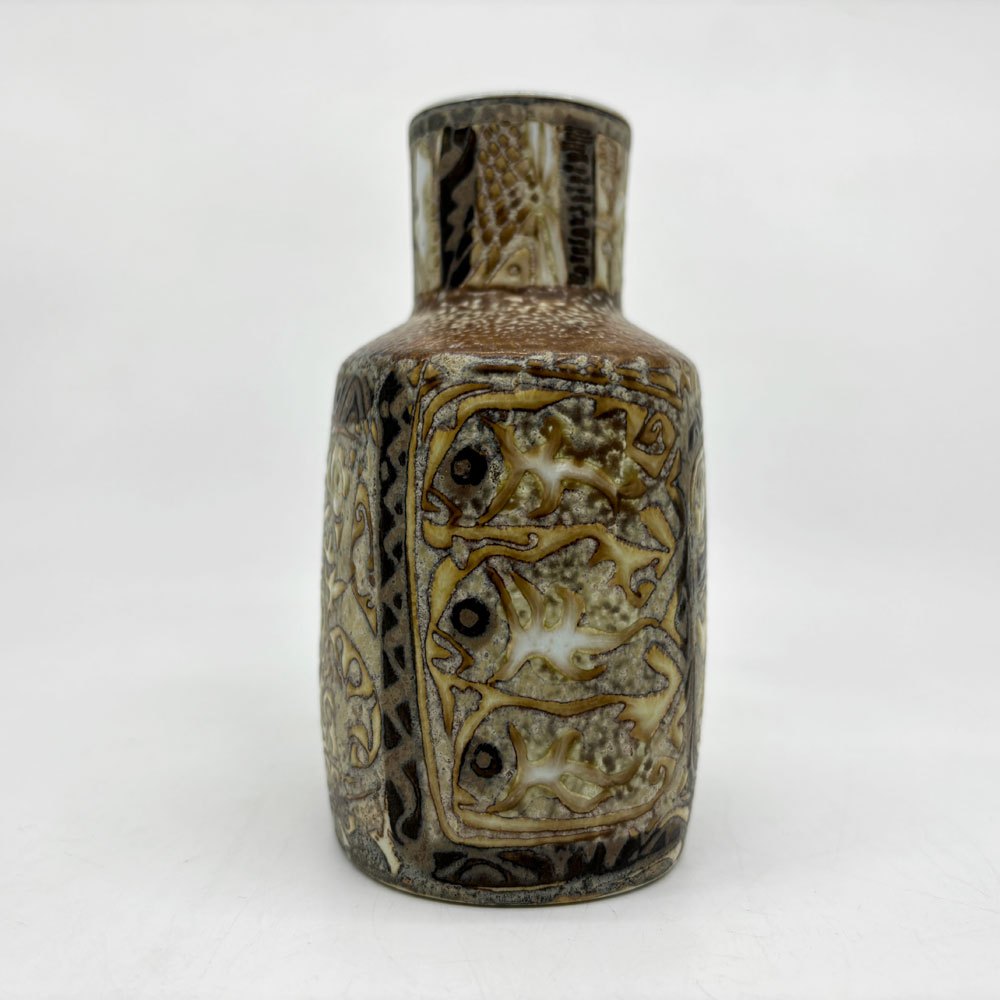 ロイヤルコペンハーゲン ROYAL COPENHAGEN バッカ BACA フラワーベース 花瓶 W10 H13cm デンマーク 北欧ビンテージ ●