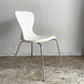 イデー IDEE ヨーンチェア YAWN CHAIR FRP ホワイト ダイニングチェア 岡嶌要 スペースエイジ 廃番 ■
